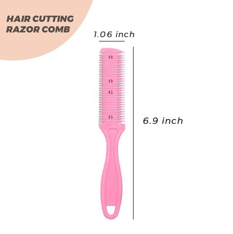 JBextension Trimmer Comb Hair Cutting Razor Comb Double Edge WIG Thinning Comb Haircare Handy