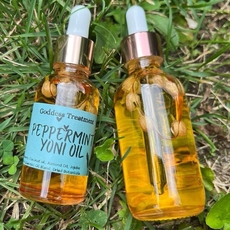 Sweet Peppermint Sugar Yoni Body Oil - feel and smell so good