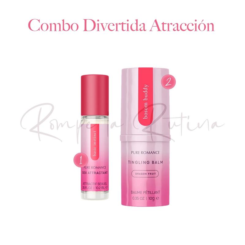 Combo Divertida Fragrance Scent Cosmetics Lipgloss Balm