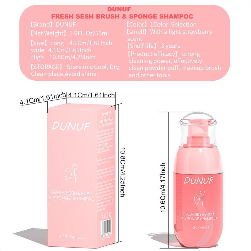 Makeup Brush & Makeup Sponge Shampoo, Gentle Makeup Tool Cleaner for Daily Use, Makeup Sponge & Brush Deep Cleansing Products, Christmas Gift