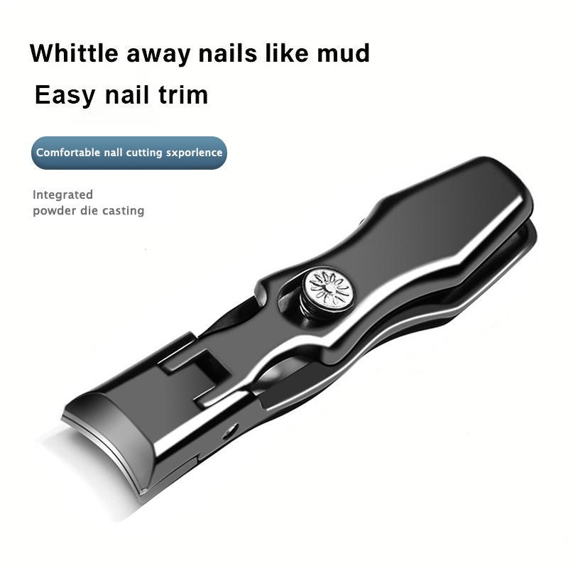 Stainless Steel Nail Clipper, Professional Heavy Duty Toenail Clippers & Nano Class Nail File, Nail Cutters, Manicure Pedicure Care Tool, Summer Gifts, Christmas Gift