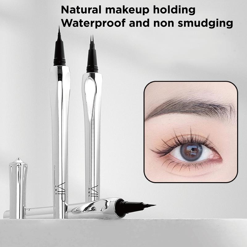 Eyebrow PenCoffee Brown, Gray Brown, Soft Black, Eyebrow Pen & Lower Eyelash Pen with Two Micro-Fork Tipped Waterproof Long Lasting Smudge Proof Magical Upgraded Liquid Brow Pencil Natural Hair-Like Eyebrow Makeup Cosmetic