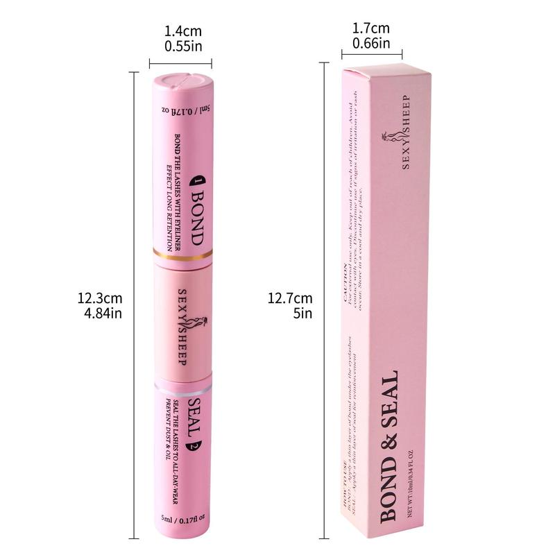 2 In 1 Eyelash Extension Glue, 1 Count Long Lasting Eyelash Adhesive, Professional Cosmetic Makeup Tool For Women, Christmas Gift