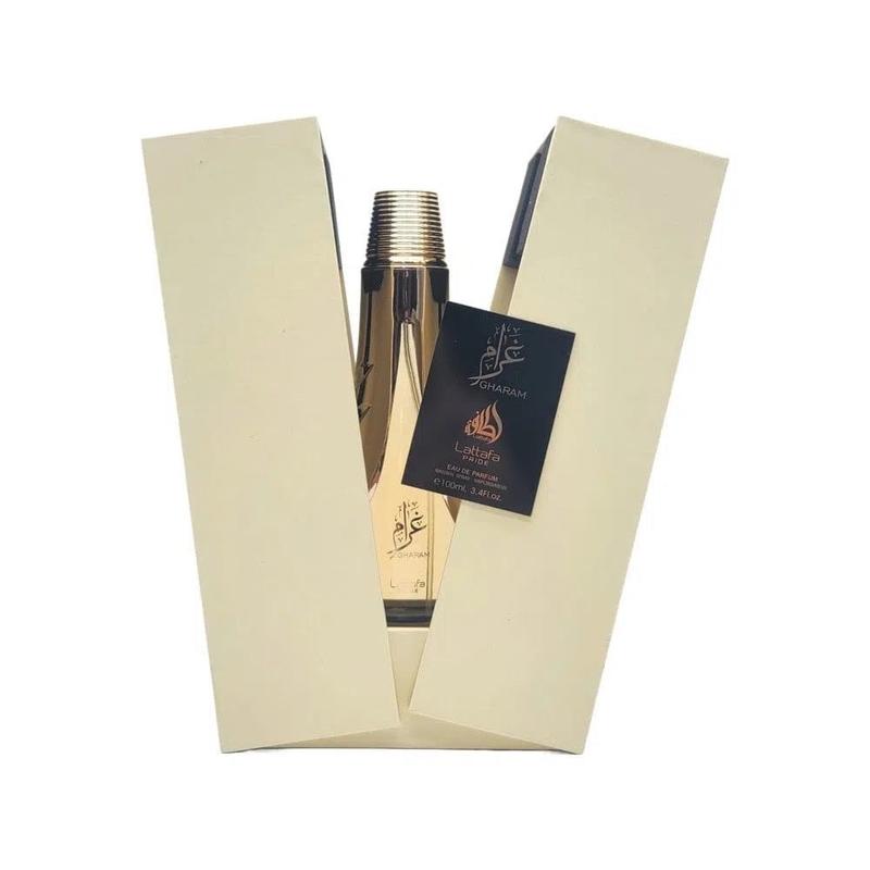 Lattafa Pride - Gharam EDP 100ML (3.4Oz) - Long Lasting Luxurious Women’s Perfume With Notes of Pear, Pineapple And Amber