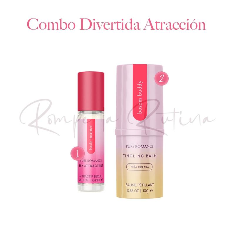 Combo Divertida Fragrance Scent Cosmetics Lipgloss Balm