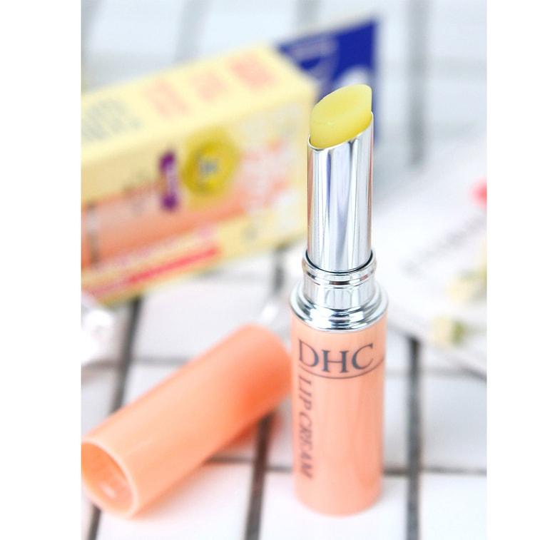 Japan Version DHC moisture Lip Cream Olive Oil Aloe Vitamin E Lip Balm Lipstick 1.5g