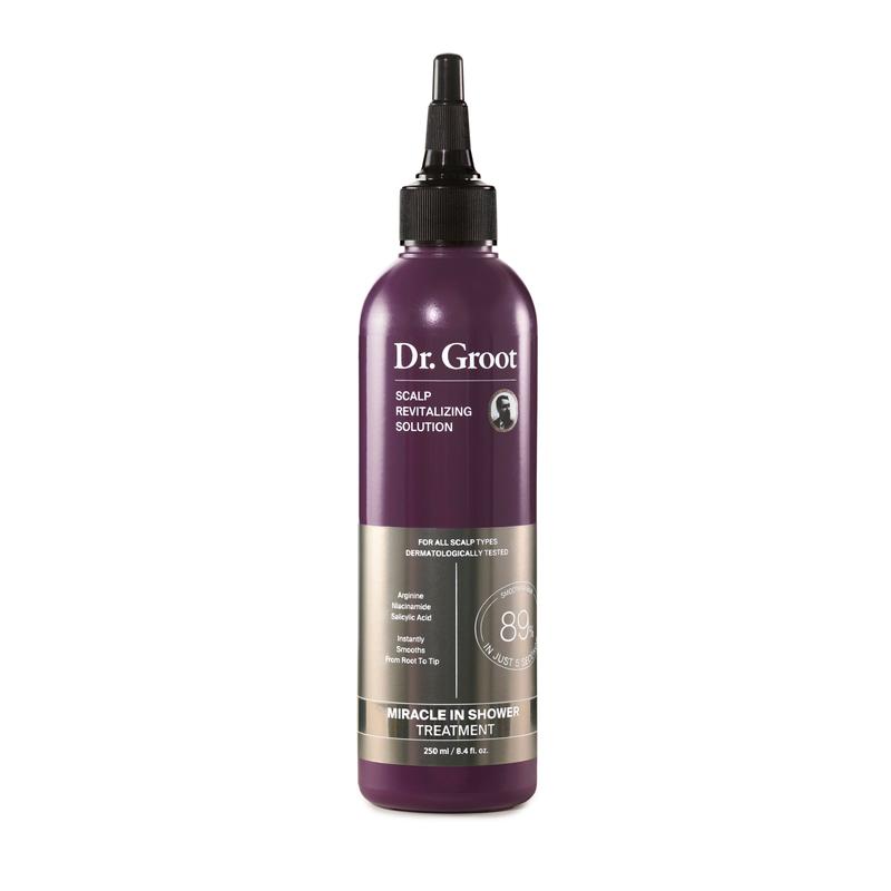 Dr. Groot Scalp Revitalizing Solution Miracle in Shower Treatment for Stronger, Fuller, Healthier Hair Growth Conditioner Shampoo Salicylic Acid