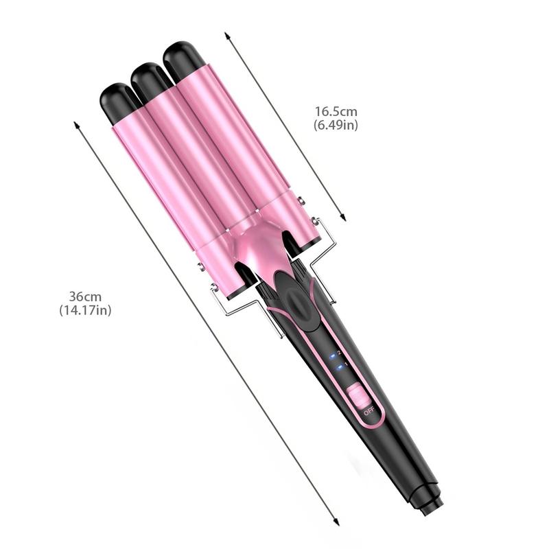 5 in 1 Hair Curler Set, Hair Curler & Gloves & Hair Clips, Fast Heating Curling Wand, Professional Hair Curling Iron Tool for Women