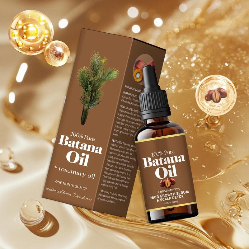 Batana Hair Care Oil, 1 Box 2 Boxes Nourishing & Moisturizing Hair Essential Oil for Dry & Damaged Hair, Organic Hair Care Product for Women & Men, Christmas Gift