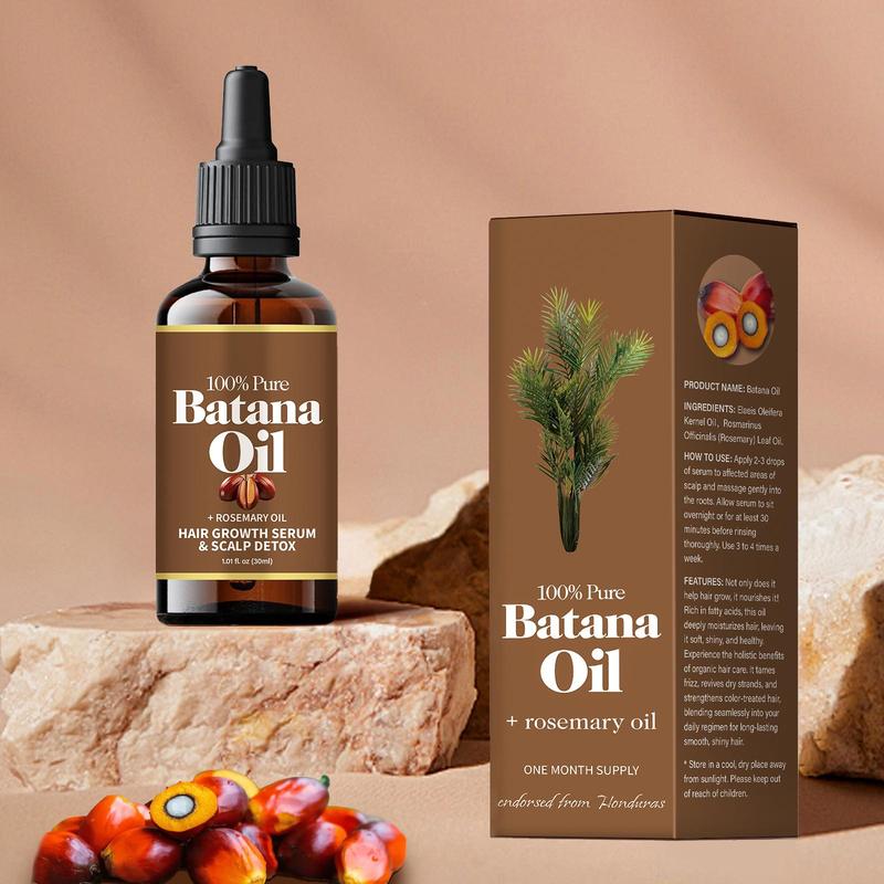 Batana Hair Care Oil, 1 Box 2 Boxes Nourishing & Moisturizing Hair Essential Oil for Dry & Damaged Hair, Organic Hair Care Product for Women & Men, Christmas Gift