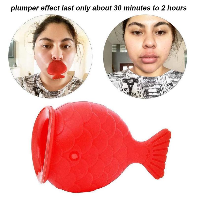 Fish-Shaped Lip Plumper Device for Natural Full Lips | Soft Lip Enhancer - Skincare, Comfort Gloss