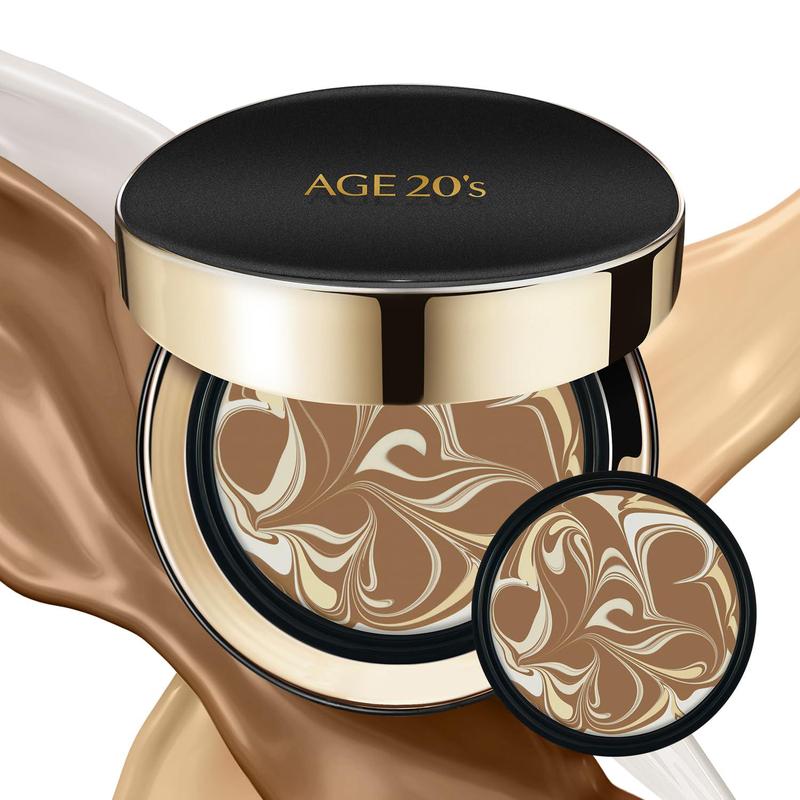 AGE 20's Signature Intense Sunscreen SPF 50+ Foundation Concealer Makeup Moisture Hydrating Hyaluronic Blend Coverage Daily Flawless