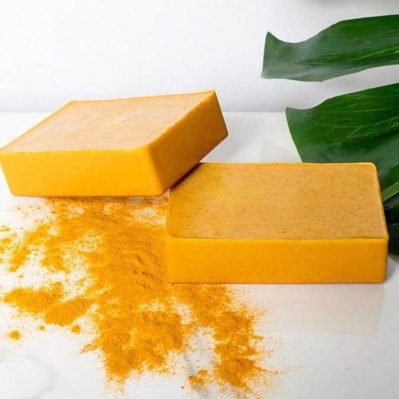 Summer Turmeric & Kojic Soap, Natural Handmade Bath Soap, Exfoliating Soap for Body Wash, Body Care Product for Women & Men, Christmas Gift