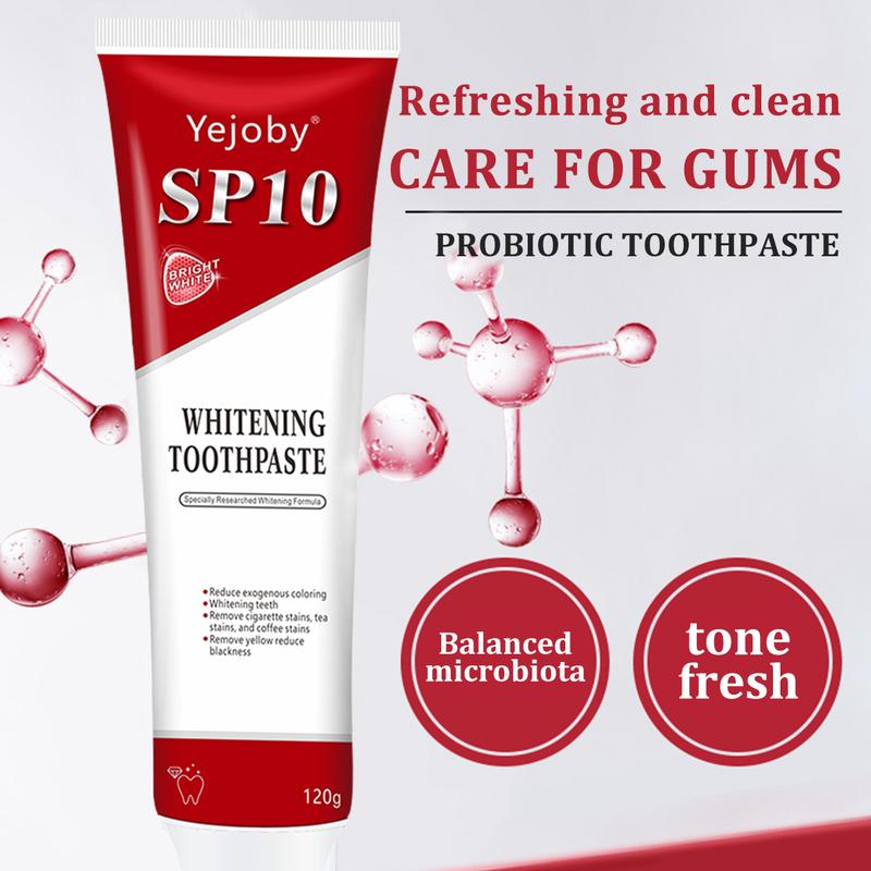 [90% People Choose] Super Probiotic Sp-10 Toothpaste, Sp-10 Ultra Whitening Toothpaste, Sp 10 Toothpaste,Fresh Breath, Sp-10 Toothpaste 4.9 oz SP-8,SP-8 SP-6 SP-4 sp-8 sp-6 sp-4 sp8 sp6 sp4 SP-10