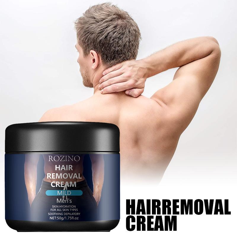 Gentle & Non-Irritant Painless Men's Hair Removal Cream For Armpits, Arms, Legs, Body, 1 Box Long-Lasting And Fast Cleaning Hair Removal Cream For All Skin Types