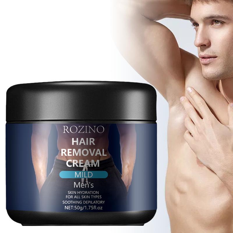 Gentle & Non-Irritant Painless Men's Hair Removal Cream For Armpits, Arms, Legs, Body, 1 Box Long-Lasting And Fast Cleaning Hair Removal Cream For All Skin Types