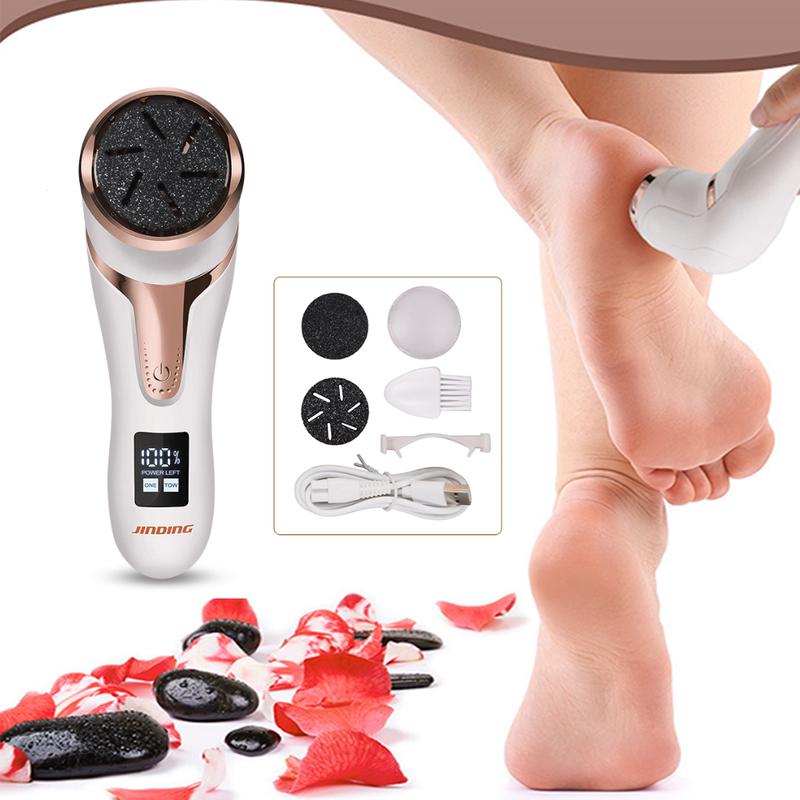 Electric Foot Callus Remover with Vacuum, Professional Pedicure Tools Kit for Powerful Pedi Feet Care, Electronic Foot File