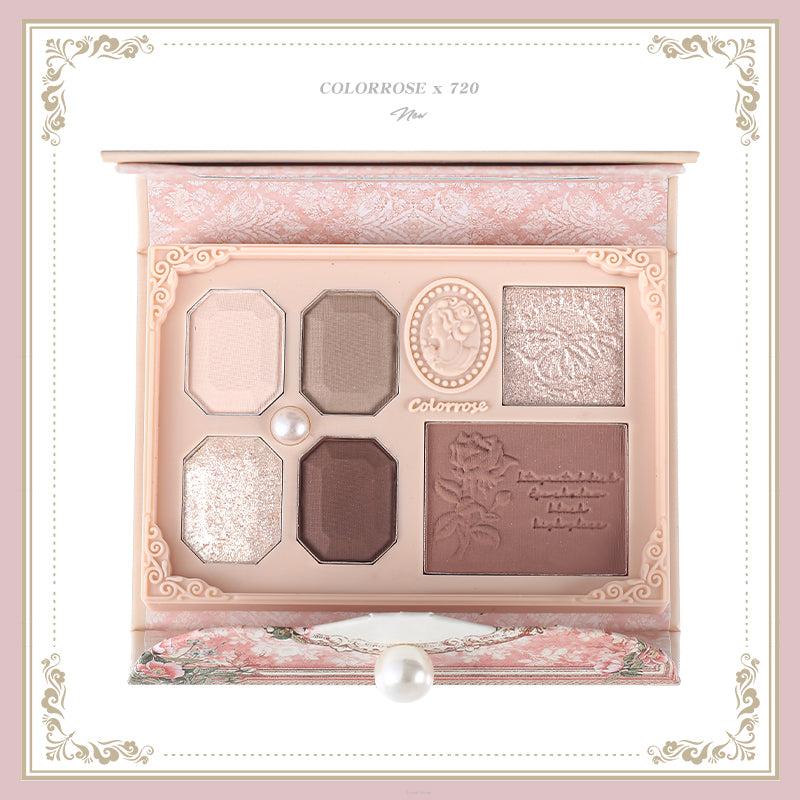 Colorrose Pearl Relief Comprehensive Palette Eyeshadow Makeup - Choose from 2 Color Schemes - Daily Milk Tea or Gentle Mocha - Cosmetic eyeshadow makeup