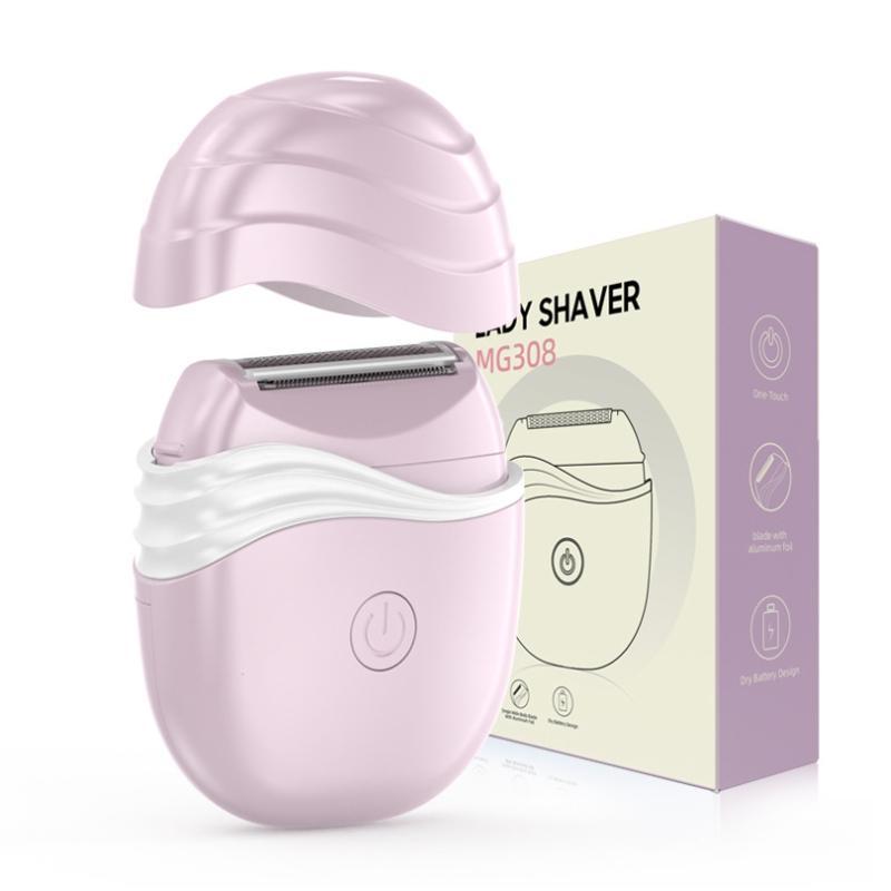 Electric Hair Shaver for Women, 1 Box Portable Cordless Wet & Dry Razor for Whole Body, Travel-friendly Hair Removal Tool