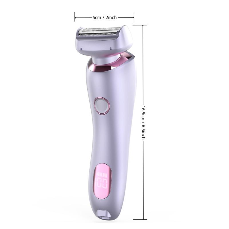 Electric Razor for Women, 1 Box Waterproof Wet & Dry Use Electric Shaver, Portable Gentle Lady Shaver for Home Travel, Women Hair Removal Tool