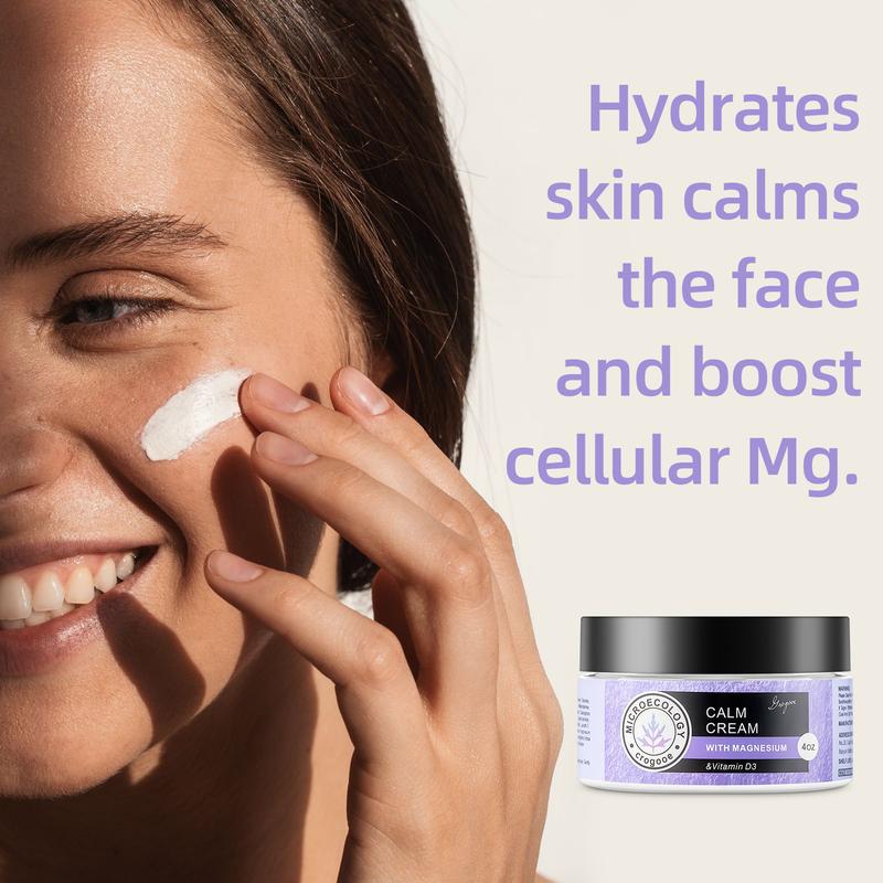 Magnesium Calming Cream With Magnesium And Vitamin D3 - Lavender Flavour, Moisturises And Nourishes The Skin - Keeps You Asleep