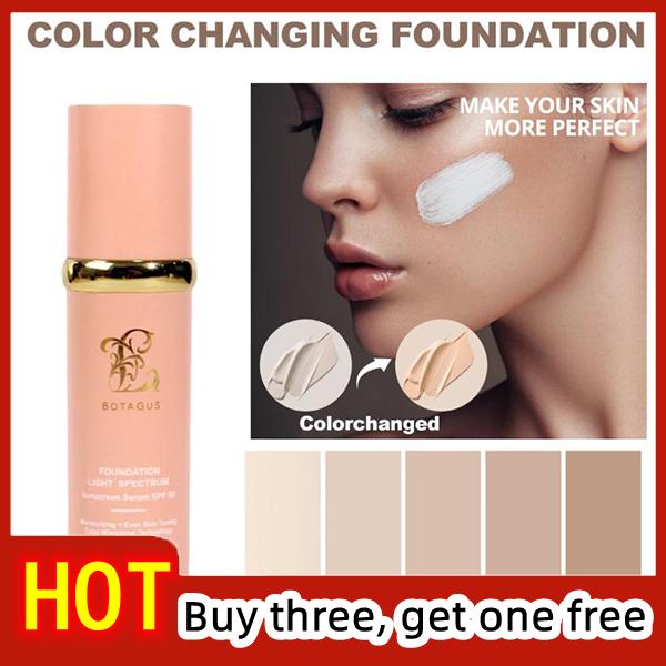 Biomimic Foundation 4 in1-MediumSpectrum,Liquid Foundation for Flawless,Natural Looking Finish