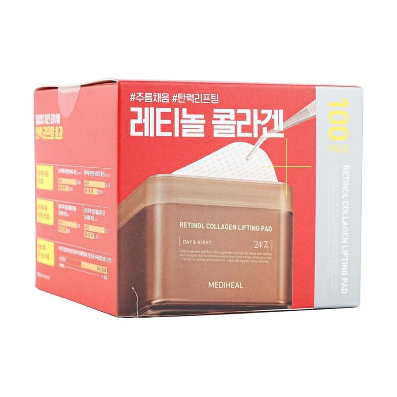 MEDIHEAL Retinol Collagen Lifting Pads 100pcs