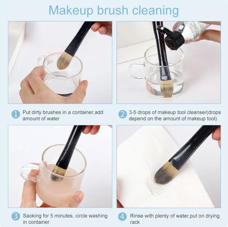 Makeup Brush Cleaning Solution for Professional Results