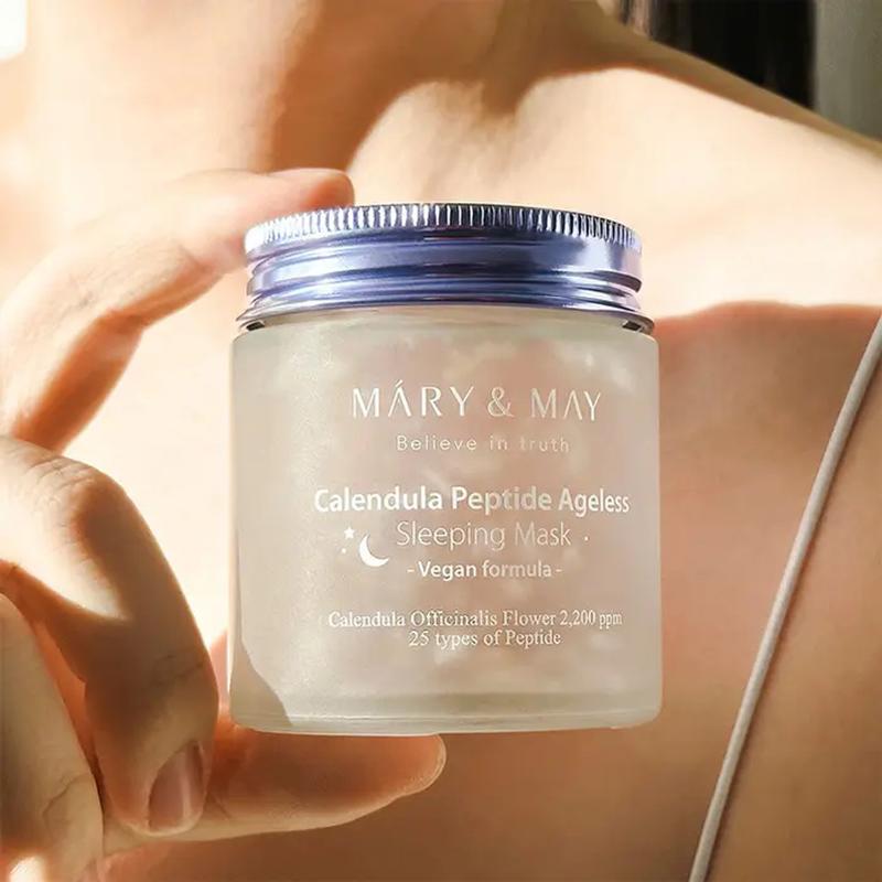 Mary & May - Calendula Peptide Ageless Sleeping Mask (110g) Skincare Hydrate Hydrating