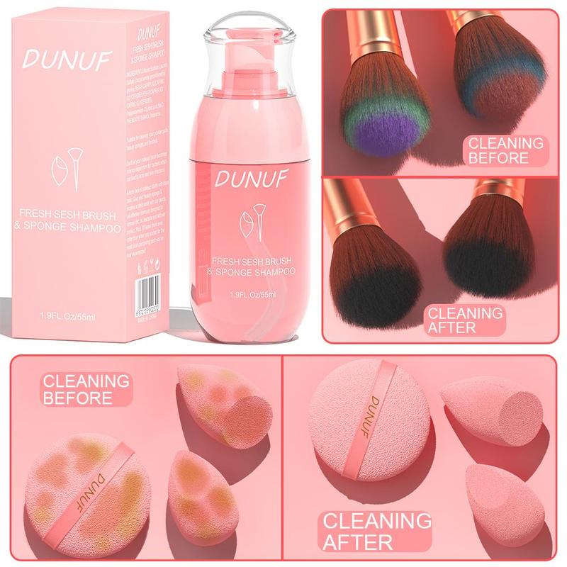 Makeup Brush & Makeup Sponge Shampoo, Gentle Makeup Tool Cleaner for Daily Use, Makeup Sponge & Brush Deep Cleansing Products, Christmas Gift