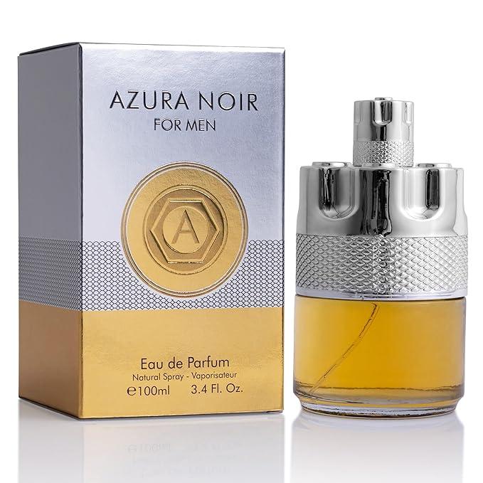 Azura Noir for Men Eau De Parfum - Lemon & Vetiver Fragrance (3.4oz)