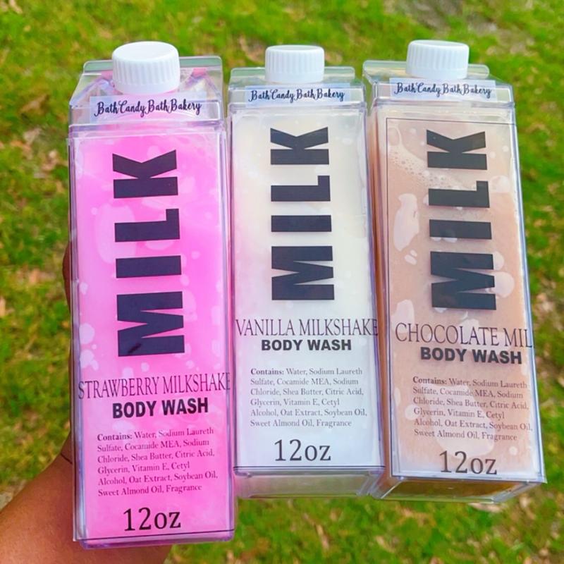 Milkshake body wash