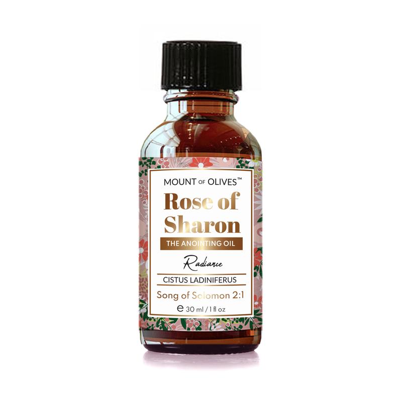 Mount of Olives Rose of Sharon Anointing Oil With Cosmeceuticals Derived from Biblical Botanicals