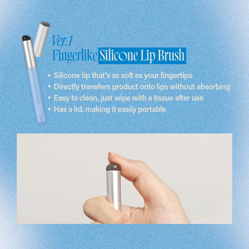 fwee Fingerlike Lip Brush (Silicone) | Silicone tip, Directly transfers product onto lips | portable and easy to clean