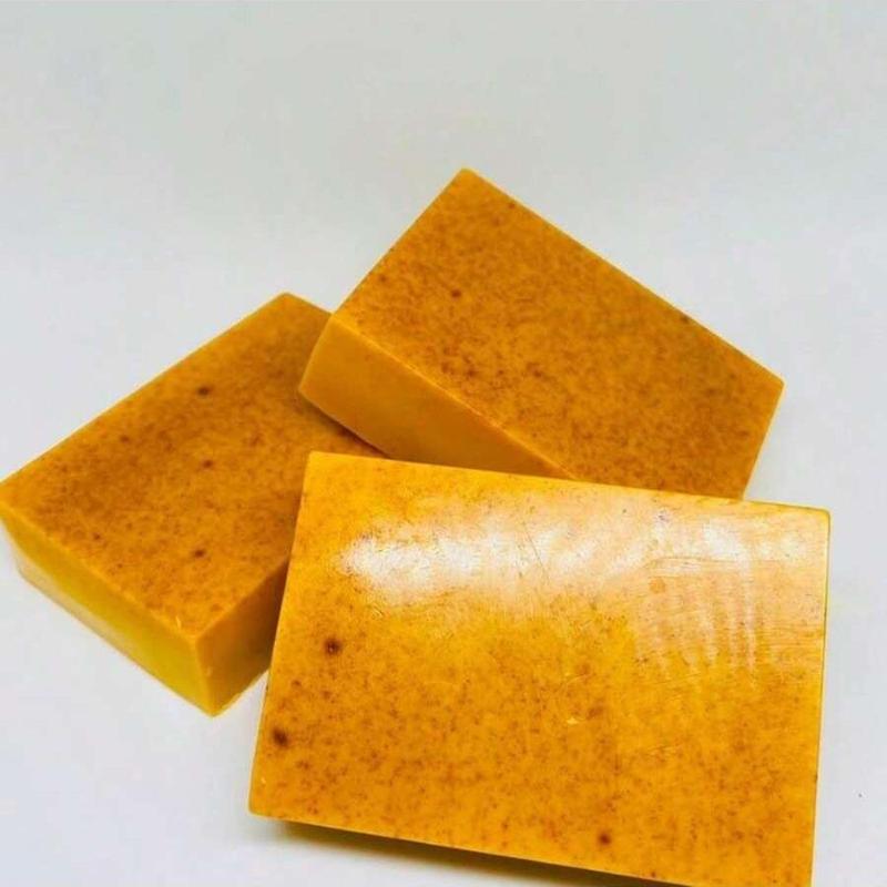 Summer Turmeric & Kojic Soap, Natural Handmade Bath Soap, Exfoliating Soap for Body Wash, Body Care Product for Women & Men, Christmas Gift