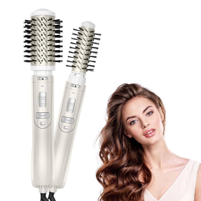 Double-ended Automatic Rotating Hair Dryer Brush, Professional Hair Styling Comb with 3 Speed Modes, Hair Styling Tool for Home & Salon Use, Gift For Halloween & Christmas & Fall, Straighteners, Winter Gift