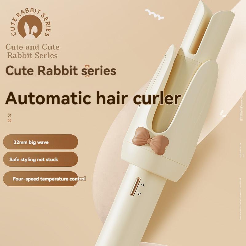 Auto Hair Curler, Automatic Curling Iron with 4 Temperature & 3 Timer, Automatic Shut-Off, Anti-Scald, Anti-Tangle Rotating Curling Wand for Hair Styling