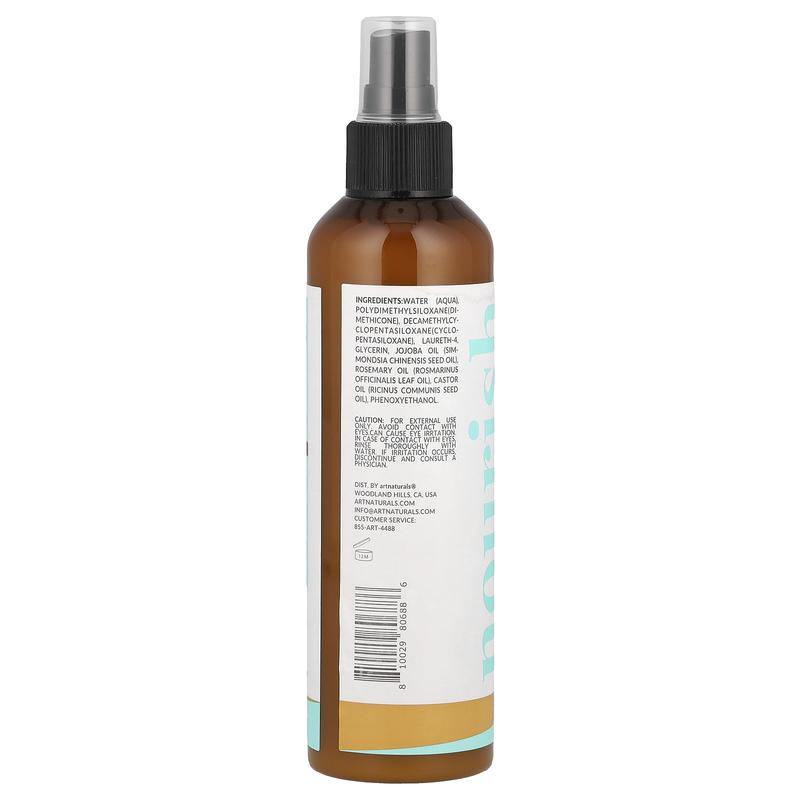 artnaturals Leave in Conditioner, Rosemary + Castor Oil, 8 fl oz (236.5 ml)