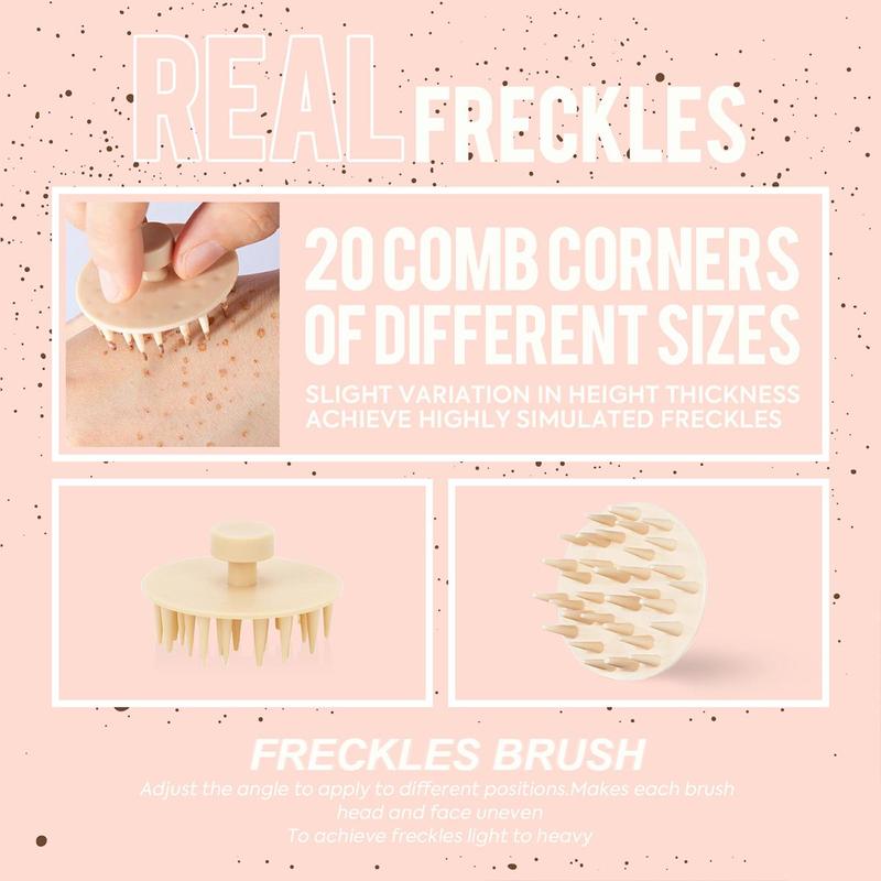 Freckle Stamp, Waterproof Long Lasting Disposable Freckle Seal Air Cushion, Natural Makeup Stamp, Makeup Tool for Women & Girls