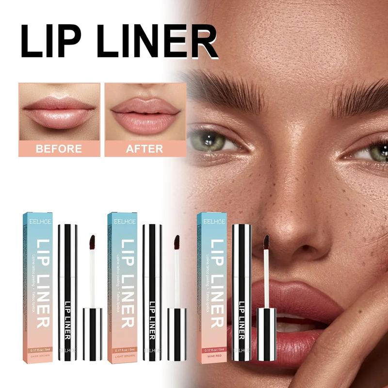 3 Colors Peel off Lip Liner Tattoo Waterproof Long Lasting Matte Non-Stick Cup Lip Tint Sexy Red Contour Lips Make up Cosmetics Eyeliner Lipliner Makeup