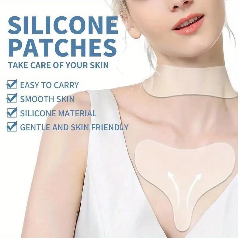 T-shaped Silicone Neck & Chest Pad, 2 Counts set Nourishing Neck & Chest Lifting Patch, Moisturizing Skin Care Tool for Women