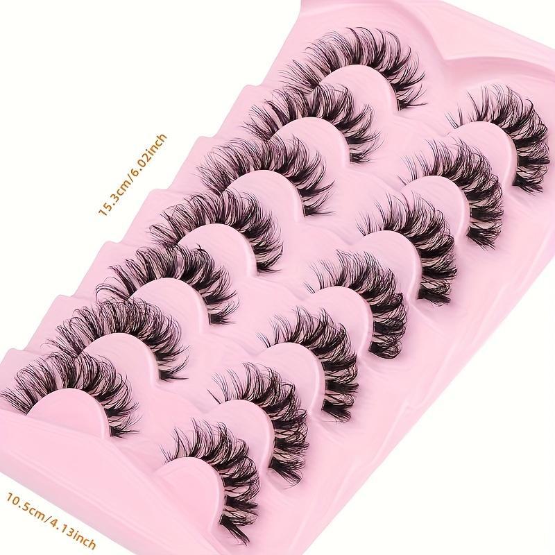 Natural False Eyelashes, Soft & Lightweight Wispy Faux Cluster Lashes, Volumized False Eyelashes, Cosmetic Lash Clusters, Eye Makeup Enhancement, Christmas Gift