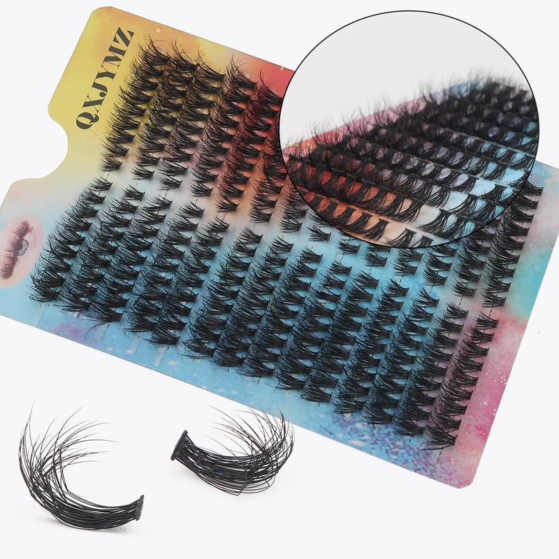 Individual False Eyelashes, 1 Box Natural Look Eyelash Extensions, Self Grafting Curl Eyelashes, Eye Makeup Enhancement False Eyelashes for Women & Girls