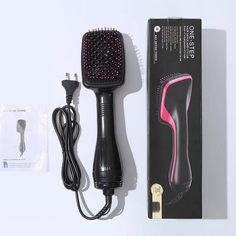 2 in 1 Hair Dryer Brush, Negative Ion Hair Dryer Brush, Hot Air Brush, Hair Styling Tool for Women & Girls, Hairdressing Tool