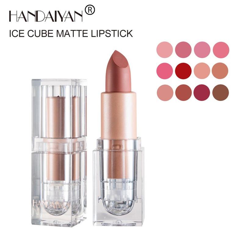 Long-lasting Lipstick, 1 Count Matte Finish Lip Balm, Easy Coloring Lip Sticks, Moisturizing Lip Stain, Suitable for All Occasions Lip Makeup, Daily Makeup Products Gift for Women