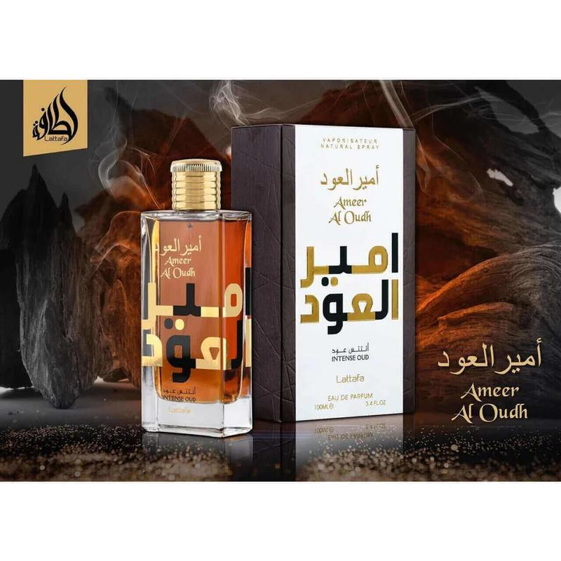 Ameer Al Oud Intense Perfume by Lattafa 3.4oz (100ml) Eau de Parfum EDP For Unisex