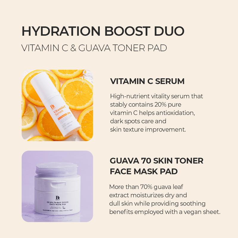 [Benton Official Store] Vitamin C Serum + Guava 70 Skin Toner Face Mask Pad