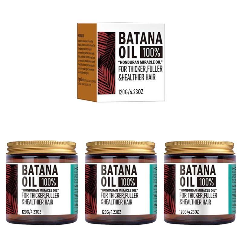 Batana Oil for Thicker Fuller Hair, Hair Strengthening Oil, Scalp Care Hair Oil, Hair Care   Product for Men & Women