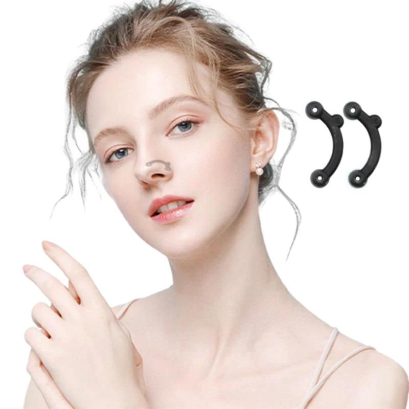 Beauty Nose Up Lifting Bridge Shaper Massage Tool No Pain Nose Invisible Shaping Clip Clipper Women Girl Massager 3 Size