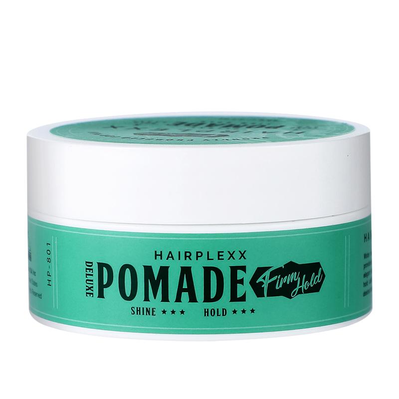 Hairplexx Pomade Edge Control Gel for both Men and Women - Create Hair Style with Shine Smooth & Moderate Hold Hair Styling Paraben Free 80g (2.7 oz)